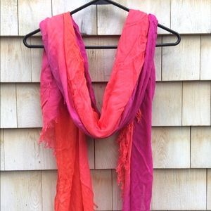 Prana orange & pink ombré scarf (EUC)